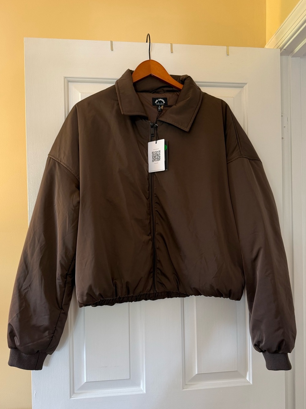 The Upside Brown Carlotta Bomber Jacket
